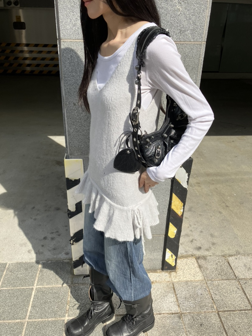 PIN-UP東大門代購女裝新款真品人氣推薦吊帶背心無袖針織衫PIN-UP吊帶/背心