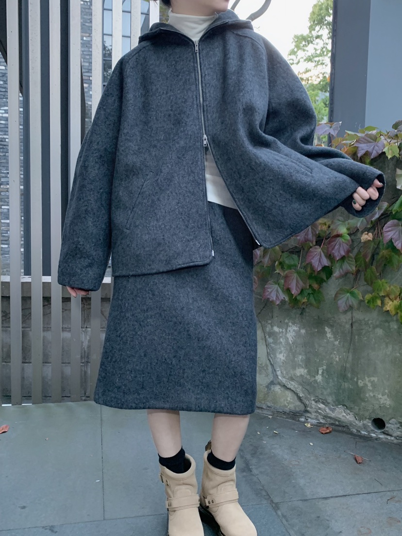 MOMENTUM東大門實拍女士新款時尚休閑推薦夾克拉鏈連帽衫MOMENTUM夾克