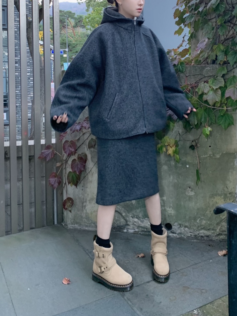 MOMENTUM東大門實拍女士新款時尚休閑推薦夾克拉鏈連帽衫MOMENTUM夾克
