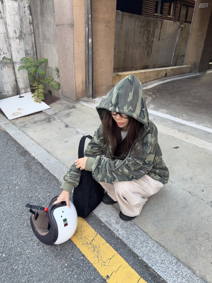 SUNDER MARKET韓國直郵女士新品人氣推薦休閑真品夾克迷彩SUNDER MARKET夾克