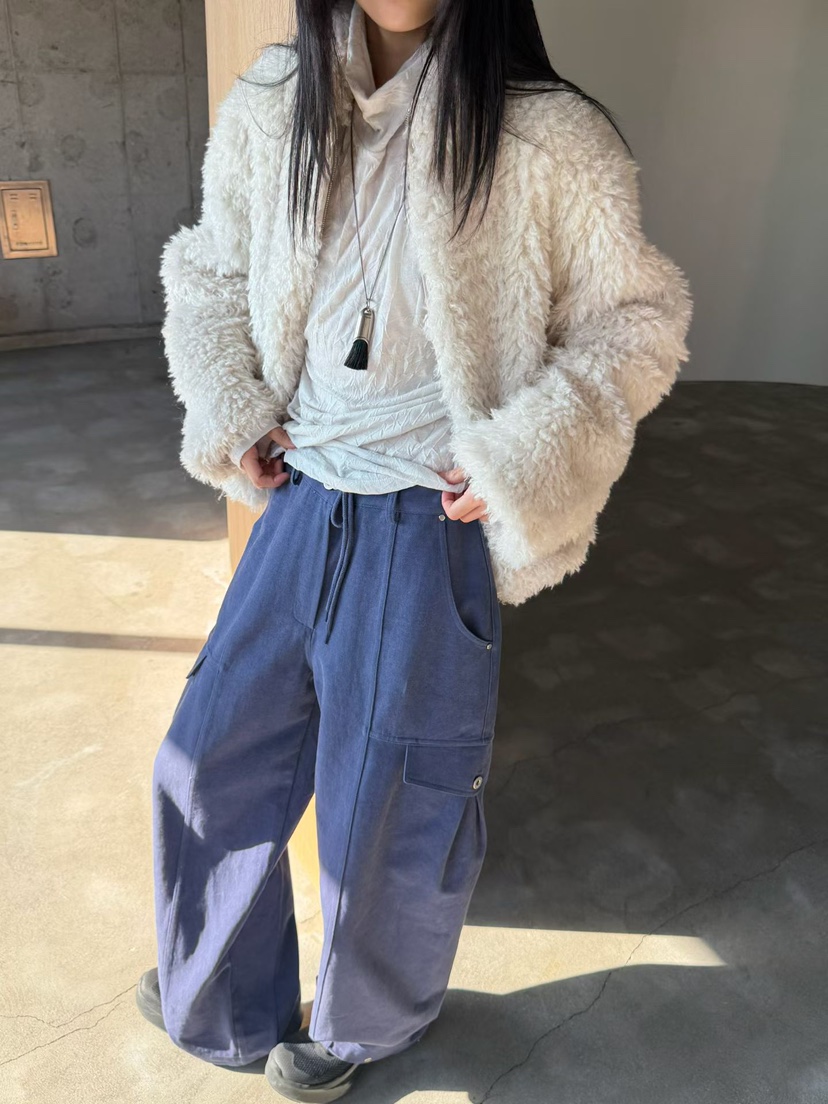 ARKIE/TAF韓國代購女士新款休閑熱賣推薦真品短款大衣毛皮ARKIE/TAF短款大衣