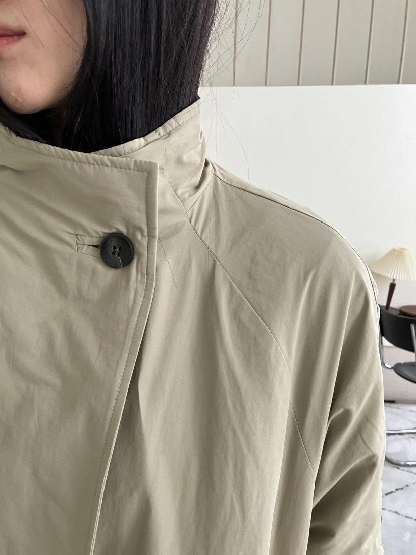 PIN-UP韓國直郵女士新品熱賣休閑真品長款風衣含腰帶羽絨PIN-UP長款風衣