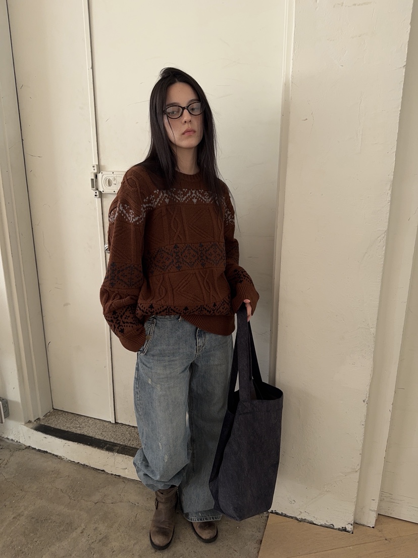 SUNDER MARKET東大門代購女士新品熱賣真品人氣休閑針織衫SUNDER MARKET針織衫