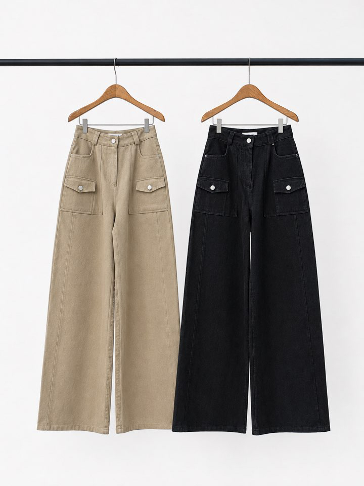 2TWO MOON韓國代購女士新品真品時尚人氣休閑休閑褲口袋2TWO MOON休閑褲