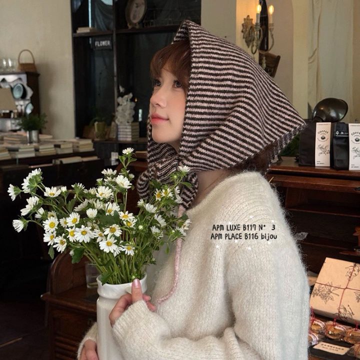 N3東大門代購女裝新品推薦熱賣時尚休閑真品圍巾披肩條紋N3圍巾/披肩