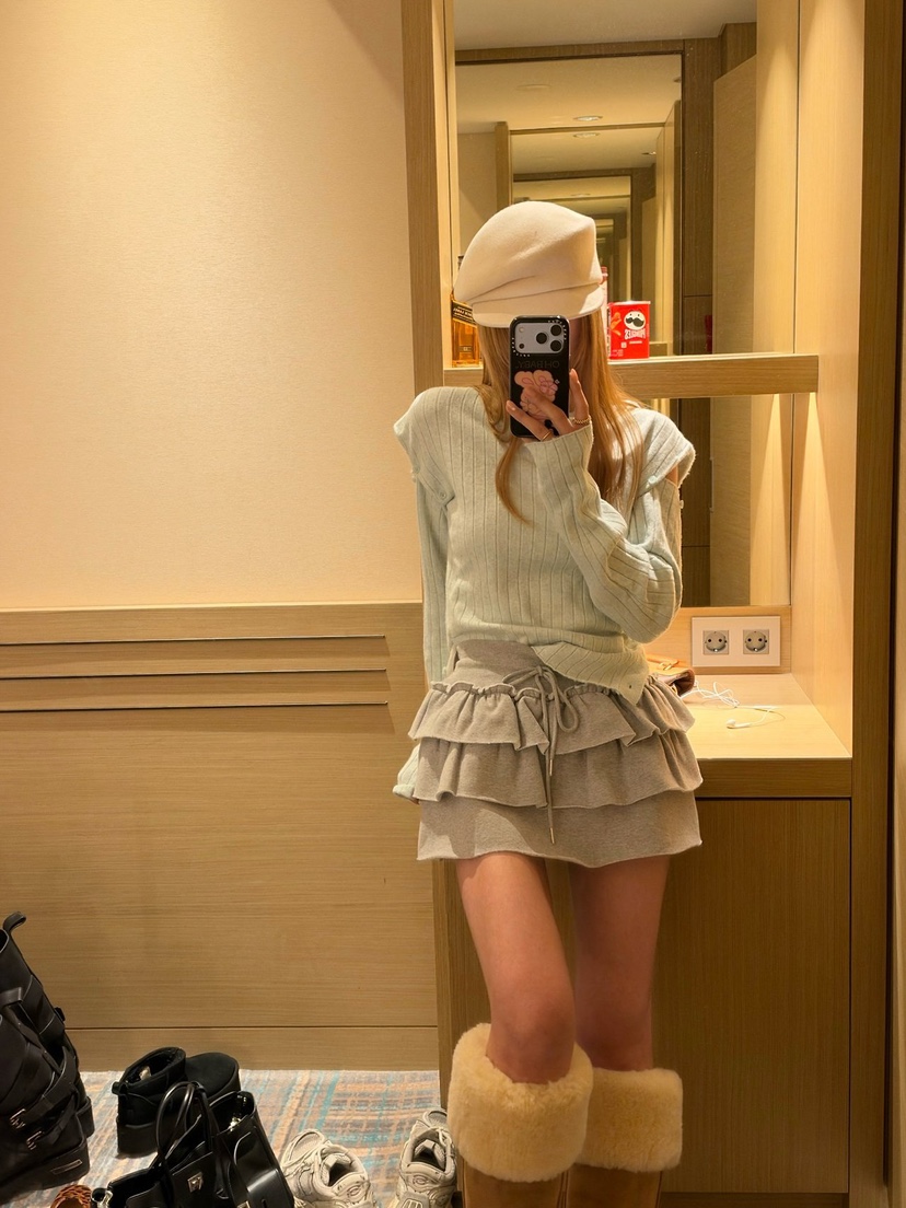 ZEROZERO韓國直郵女士新品休閑人氣真品熱賣推薦裙褲層疊ZEROZERO裙褲