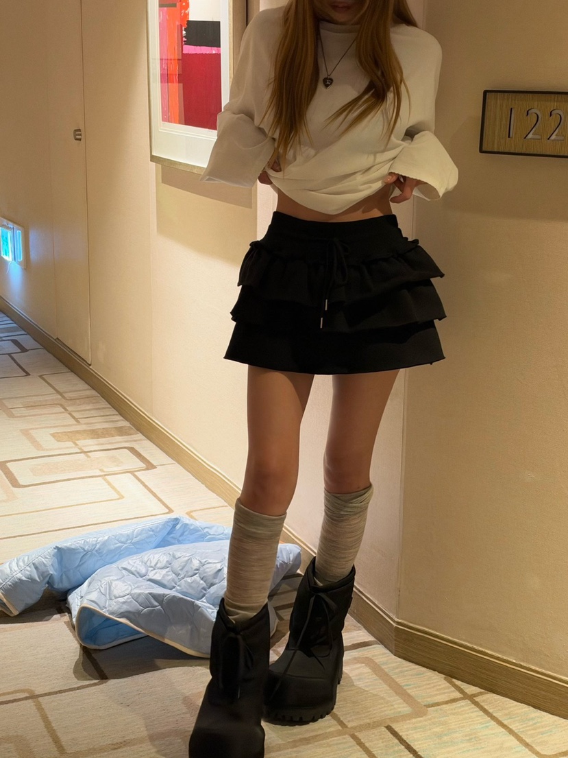 ZEROZERO韓國直郵女士新品休閑人氣真品熱賣推薦裙褲層疊ZEROZERO裙褲