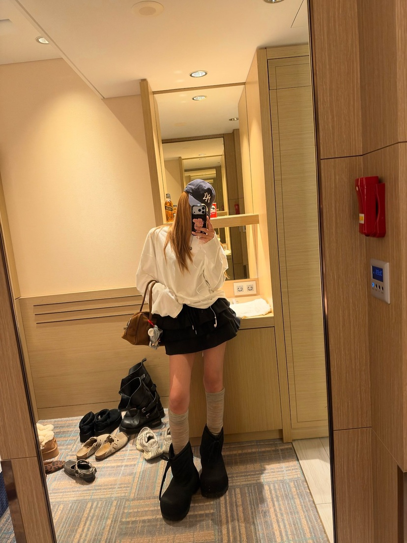 ZEROZERO韓國直郵女士新品休閑人氣真品熱賣推薦裙褲層疊ZEROZERO裙褲