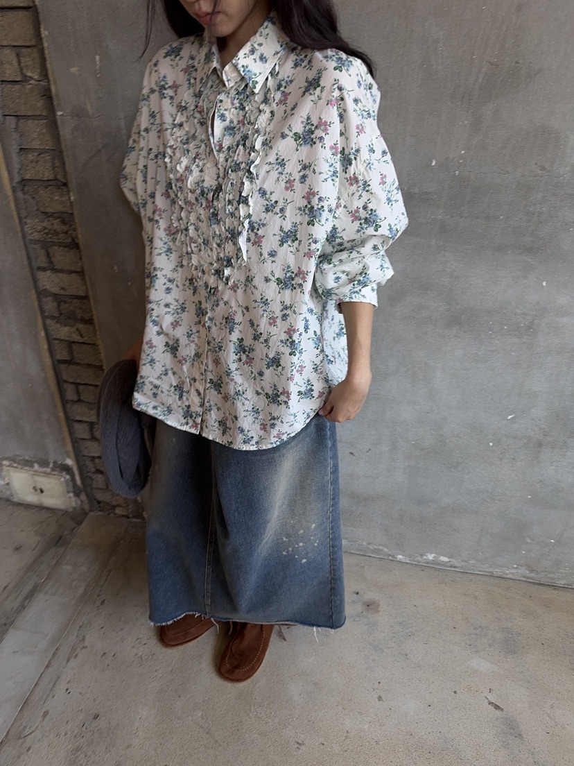 SUNDER MARKET東大門實拍女士新款休閑熱賣襯衫蕾絲衫絨SUNDER MARKET襯衫/蕾絲衫