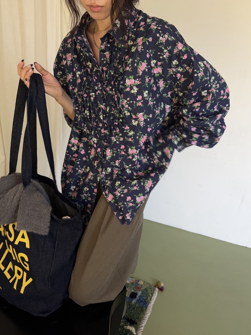 SUNDER MARKET東大門實拍女士新款休閑熱賣襯衫蕾絲衫絨SUNDER MARKET襯衫/蕾絲衫圖色1
