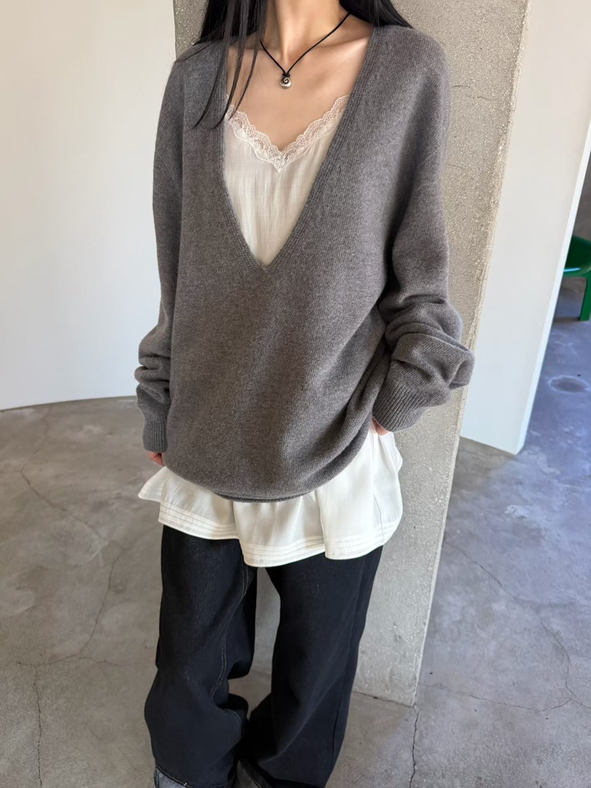 ARKIE/TAF韓國代購女裝新品休閑時尚連衣裙莫代爾蕾絲褶裥ARKIE/TAF連衣裙