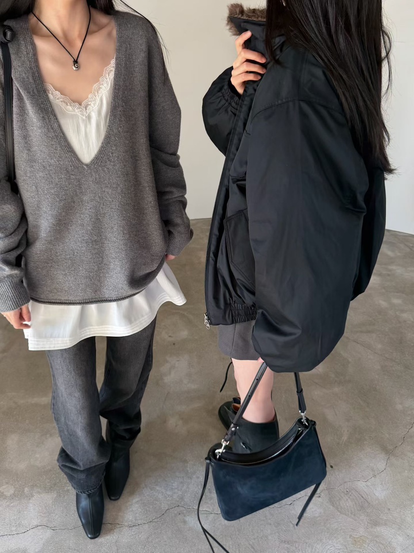 ARKIE/TAF韓國代購女裝新品休閑時尚連衣裙莫代爾蕾絲褶裥ARKIE/TAF連衣裙