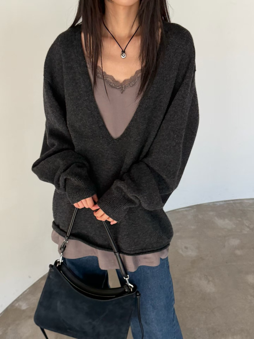ARKIE/TAF韓國代購女裝新品休閑時尚連衣裙莫代爾蕾絲褶裥ARKIE/TAF連衣裙