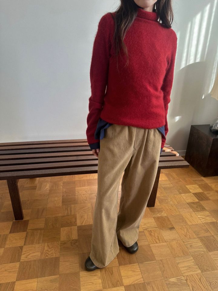 MARE韓國代購女士新款休閑人氣真品推薦休閑褲燈芯絨水洗MARE休閑褲