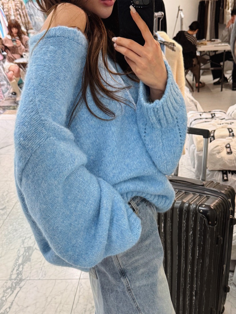 AB韓國代購女裝新品熱賣真品人氣推薦時尚休閑毛衣含圍巾AB毛衣