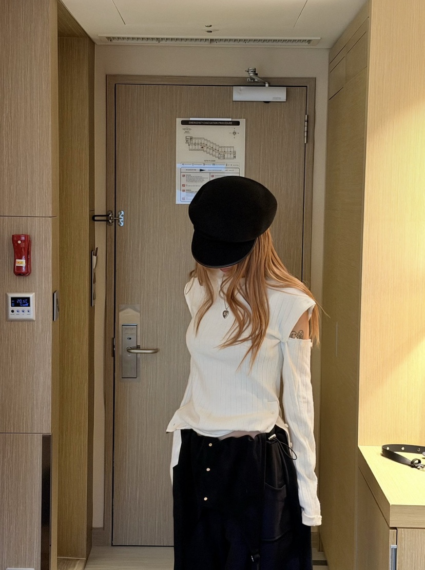 ZEROZERO東大門實拍女士新款推薦人氣真品針織衫可拆卸開衩ZEROZERO針織衫