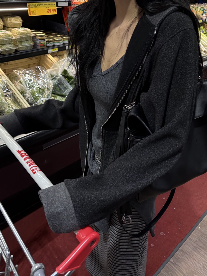 FOR TAPE東大門實拍女裝新品真品熱賣休閑夾克連帽衫撞色FOR TAPE夾克