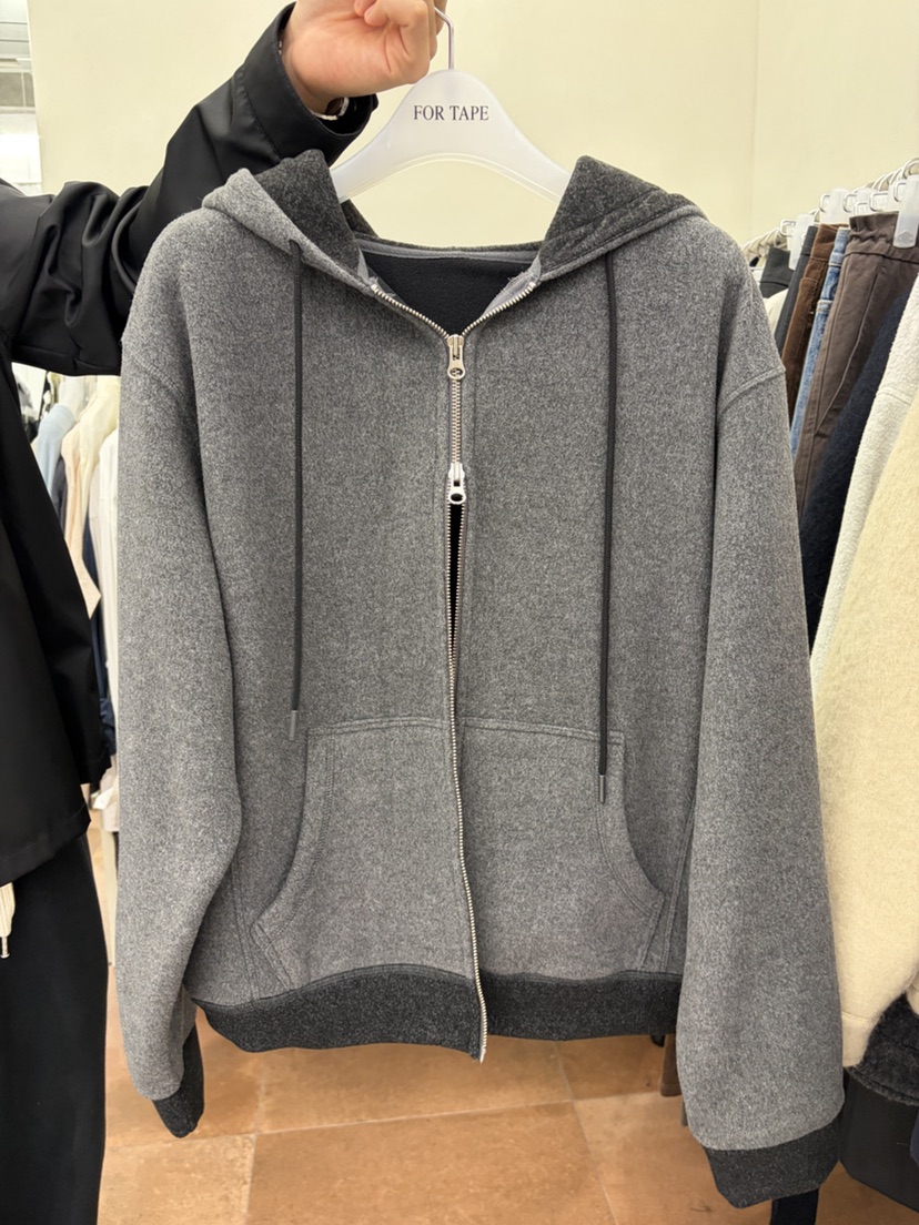 FOR TAPE東大門實拍女裝新品真品熱賣休閑夾克連帽衫撞色FOR TAPE夾克圖色1