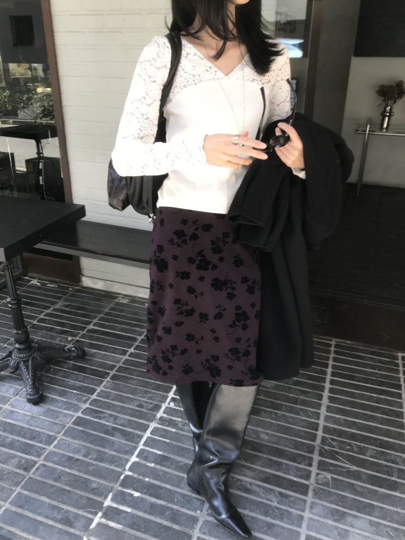 LOFN東大門直郵女裝新款人氣真品時尚熱賣休閑半身裙中短裙LOFN半身裙/中短裙