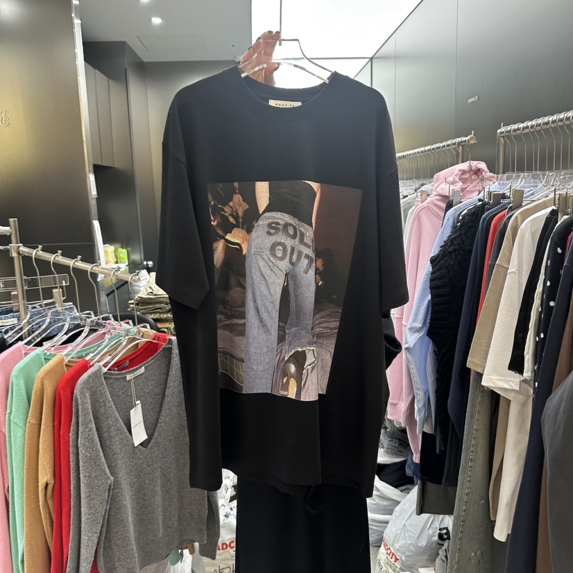 MADCITY/SAGAFURS韓國直郵女士新品時尚人氣推薦休閑T恤MADCITY/SAGAFURST恤圖色2