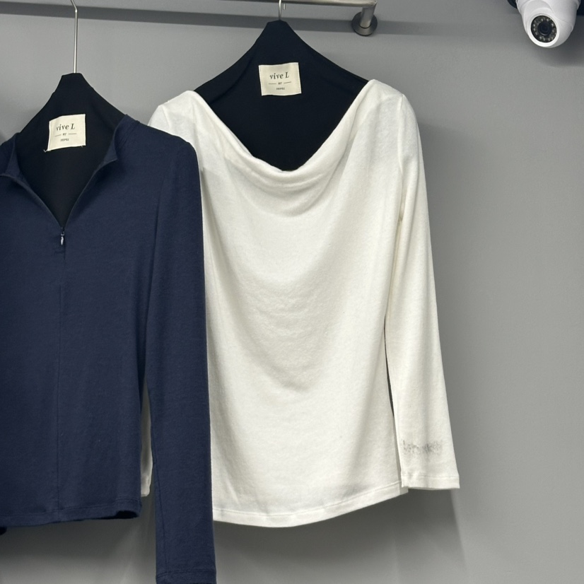 VIVEL東大門實拍女士新款人氣真品休閑推薦熱賣時尚長袖T恤VIVEL長袖T恤圖色3