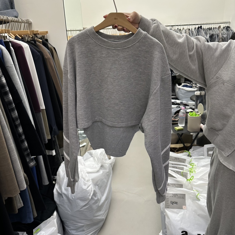 MIX-L東大門直郵女士新品真品人氣熱賣推薦休閑衛衣加絨MIX-L衛衣圖色1
