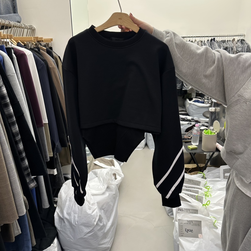 MIX-L東大門直郵女士新品真品人氣熱賣推薦休閑衛衣加絨MIX-L衛衣圖色2