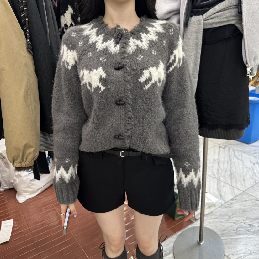 FOUNDATION東大門實拍女裝新品人氣休閑推薦熱賣開衫開衫FOUNDATION開衫圖色2
