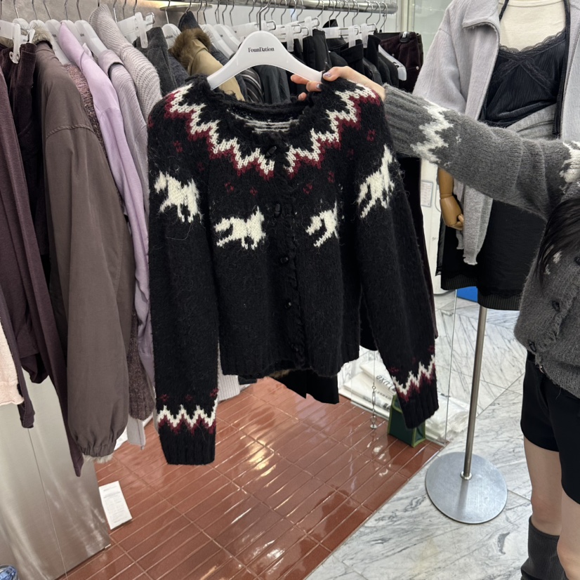 FOUNDATION東大門實拍女裝新品人氣休閑推薦熱賣開衫開衫FOUNDATION開衫圖色3