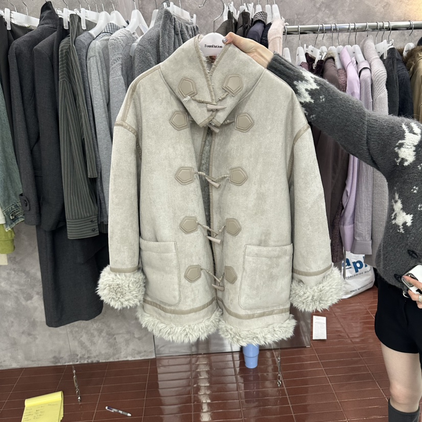 FOUNDATION東大門實拍女裝新品推薦熱賣休閑時尚夾克兩面穿FOUNDATION夾克圖色1