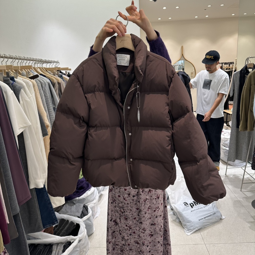 GRACIA韓國直郵女士新款時尚真品人氣休閑短款羽絨服高領GRACIA短款羽絨服圖色1
