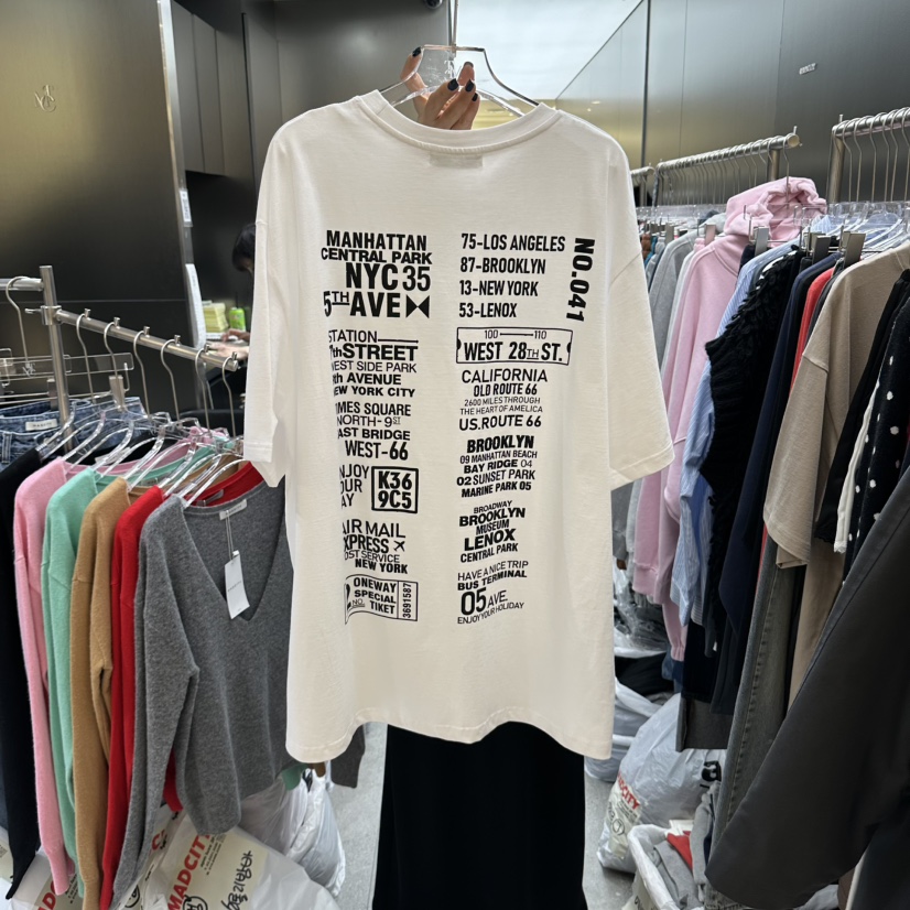 MADCITY/SAGAFURS東大門直郵女裝新款熱賣休閑時尚真品T恤MADCITY/SAGAFURST恤