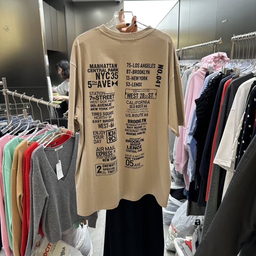 MADCITY/SAGAFURS東大門直郵女裝新款熱賣休閑時尚真品T恤MADCITY/SAGAFURST恤