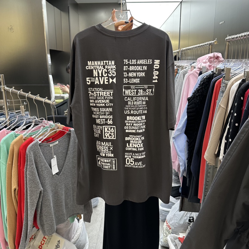 MADCITY/SAGAFURS東大門直郵女裝新款熱賣休閑時尚真品T恤MADCITY/SAGAFURST恤