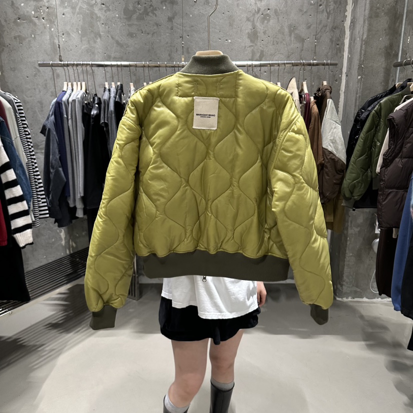 JUNI東大門實拍女裝新品時尚真品推薦人氣熱賣休閑夾克絎縫my juni夾克