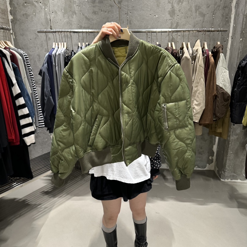 JUNI東大門實拍女裝新品時尚真品推薦人氣熱賣休閑夾克絎縫my juni夾克圖色2