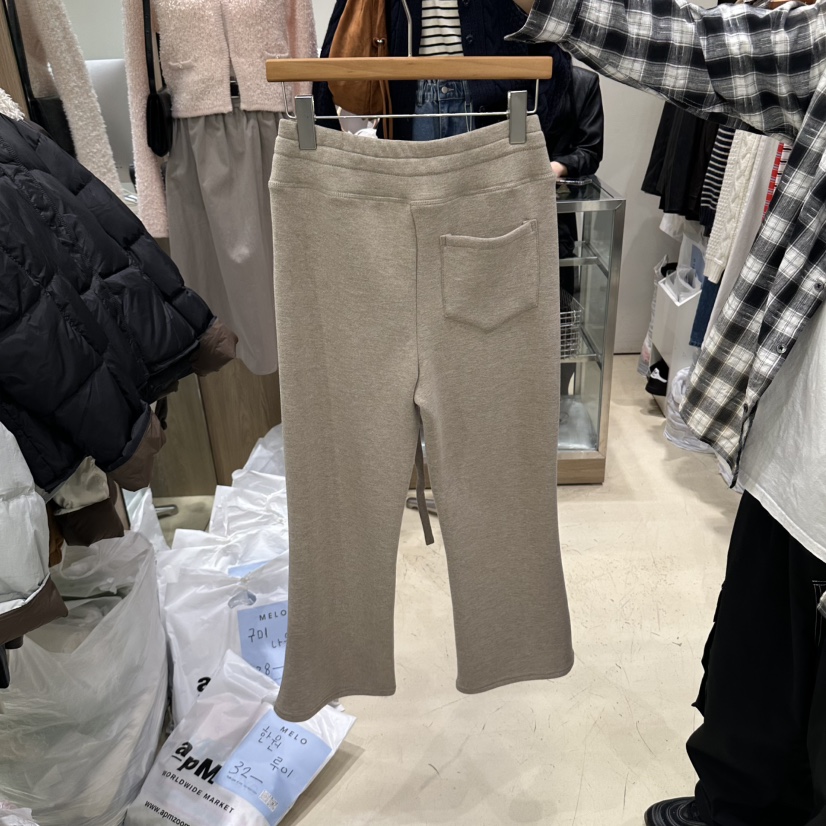 MELO東大門代購女裝新品時尚真品熱賣推薦人氣休閑褲拉絨MELO休閑褲