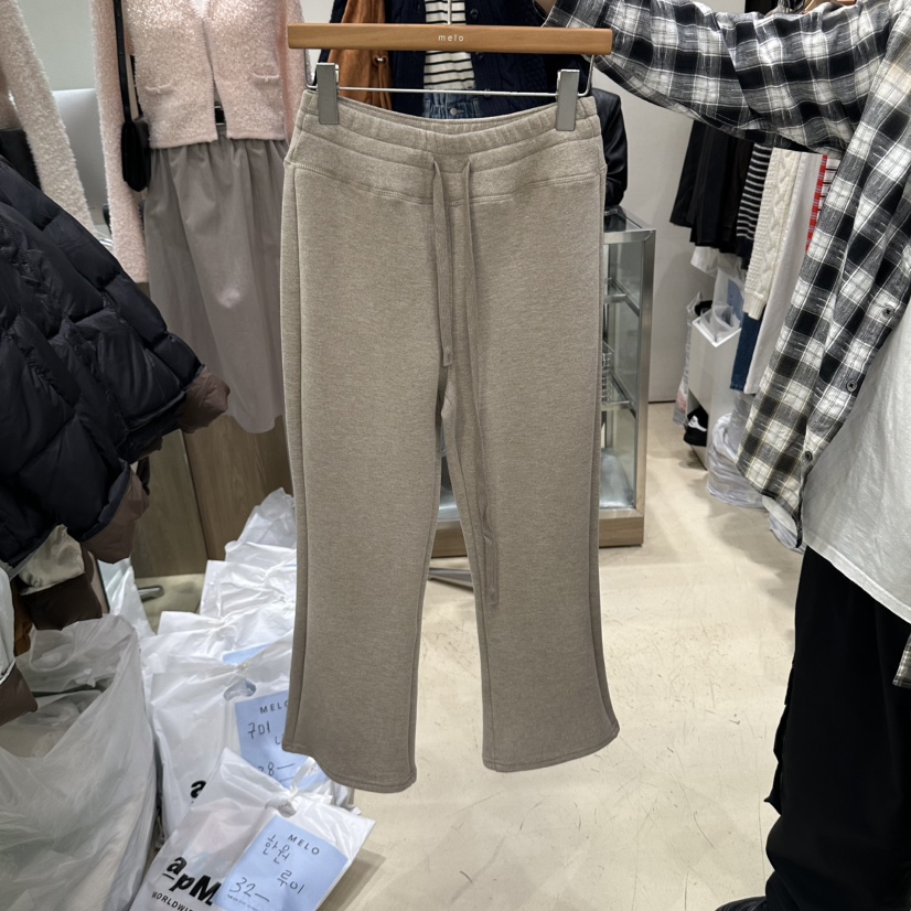 MELO東大門代購女裝新品時尚真品熱賣推薦人氣休閑褲拉絨MELO休閑褲圖色1