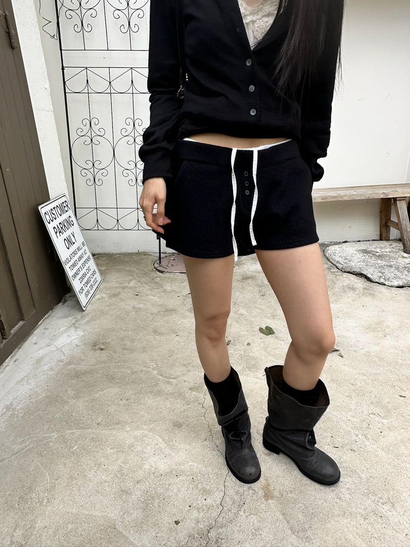 ROOOF東大門直郵女士新款時尚真品熱賣人氣推薦休閑短褲ROOOF短褲