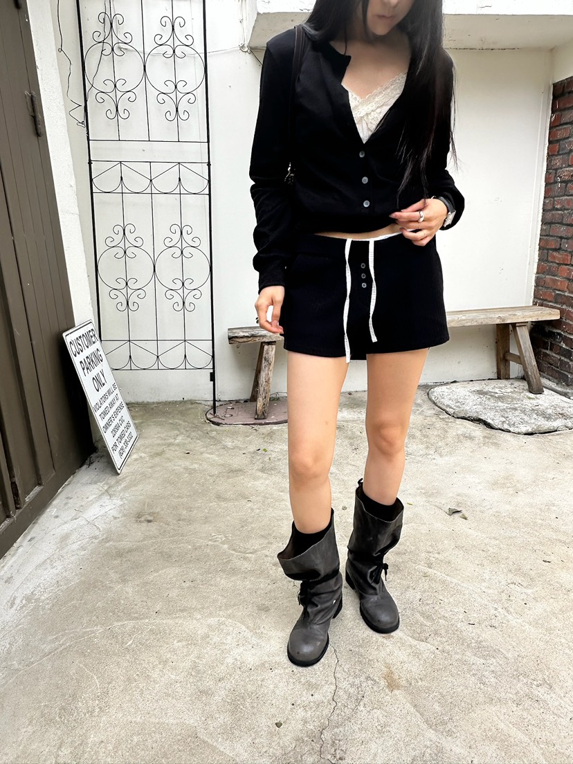 ROOOF東大門直郵女士新款時尚真品熱賣人氣推薦休閑短褲ROOOF短褲圖色2