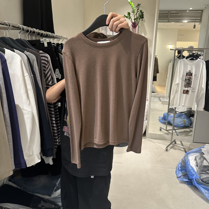 LIVU/MEMO CLASSIC韓國直郵女裝新款熱賣時尚真品長袖T恤LIVU/MEMO CLASSIC長袖T恤圖色6