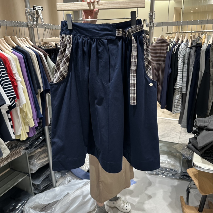 RUMBA韓國直郵女士新款熱賣推薦休閑人氣半身裙中短裙格子RUMBA半身裙/中短裙圖色2