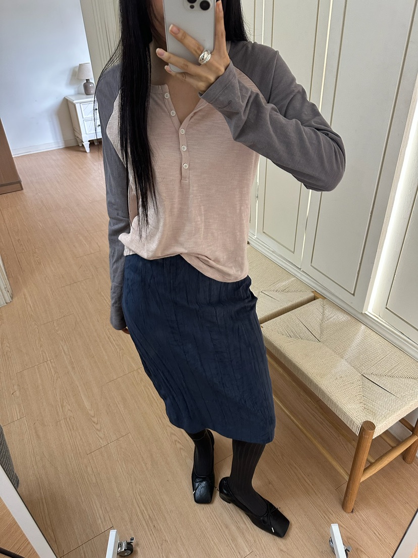 ROOOF韓國直郵女裝新款休閑時尚熱賣半身裙中短裙絨面革褶皺ROOOF半身裙/中短裙
