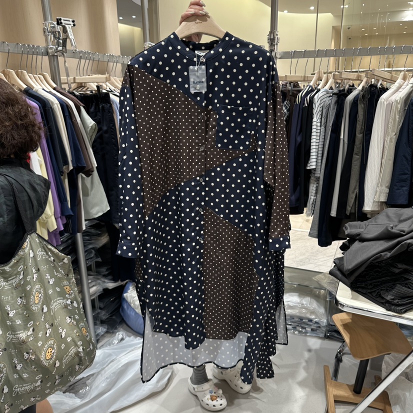 RUMBA韓國代購女裝新款休閑推薦時尚人氣真品熱賣連衣裙RUMBA連衣裙圖色2棕色