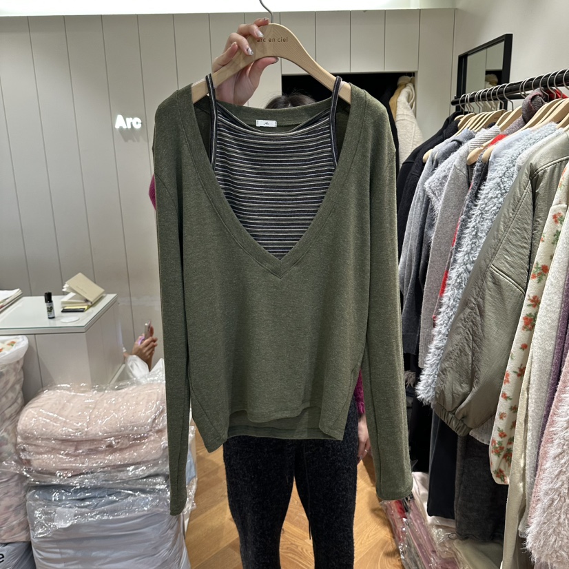 ARC韓國代購女裝新品休閑推薦時尚真品人氣熱賣套裝arc en ciel套裝圖色1