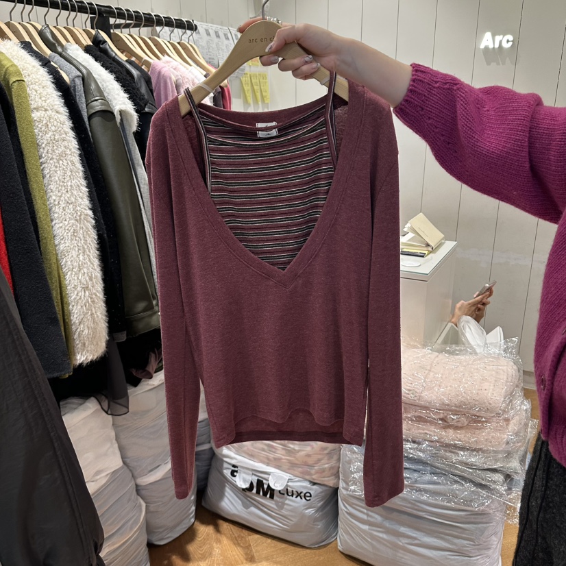 ARC韓國代購女裝新品休閑推薦時尚真品人氣熱賣套裝arc en ciel套裝圖色2