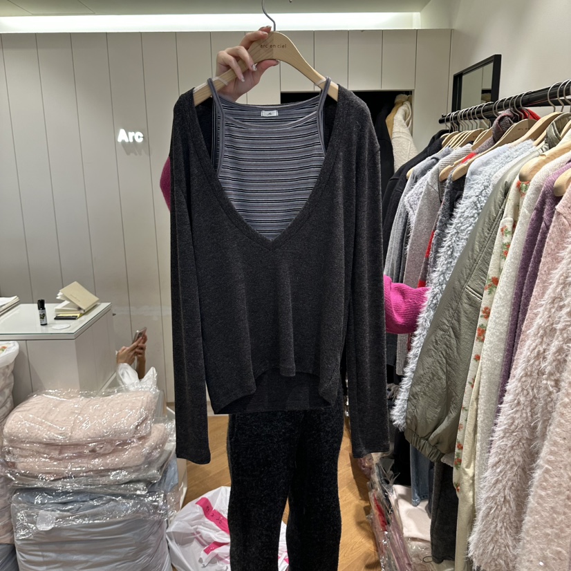 ARC韓國代購女裝新品休閑推薦時尚真品人氣熱賣套裝arc en ciel套裝圖色3