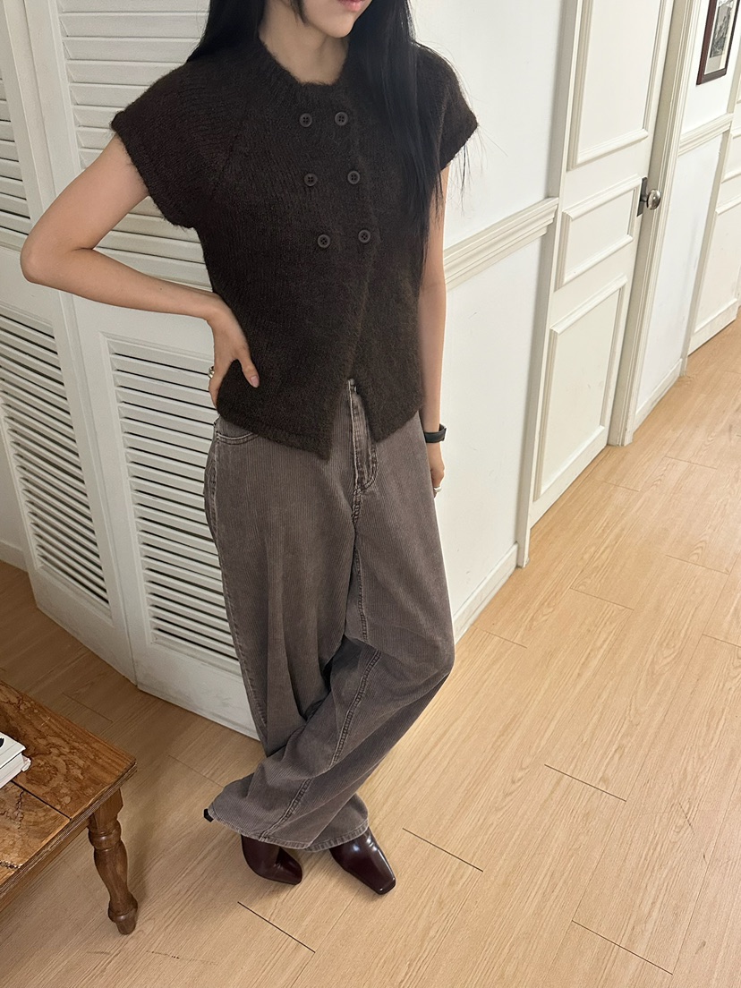ROOOF東大門實拍女士新款休閑推薦時尚熱賣休閑褲燈芯絨豬皮ROOOF休閑褲