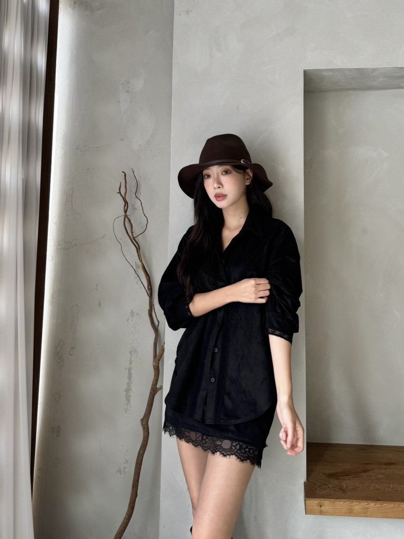MARIGOLD韓國代購女士新款休閑熱賣時尚人氣裙褲皮裙麂皮MARIGOLD裙褲