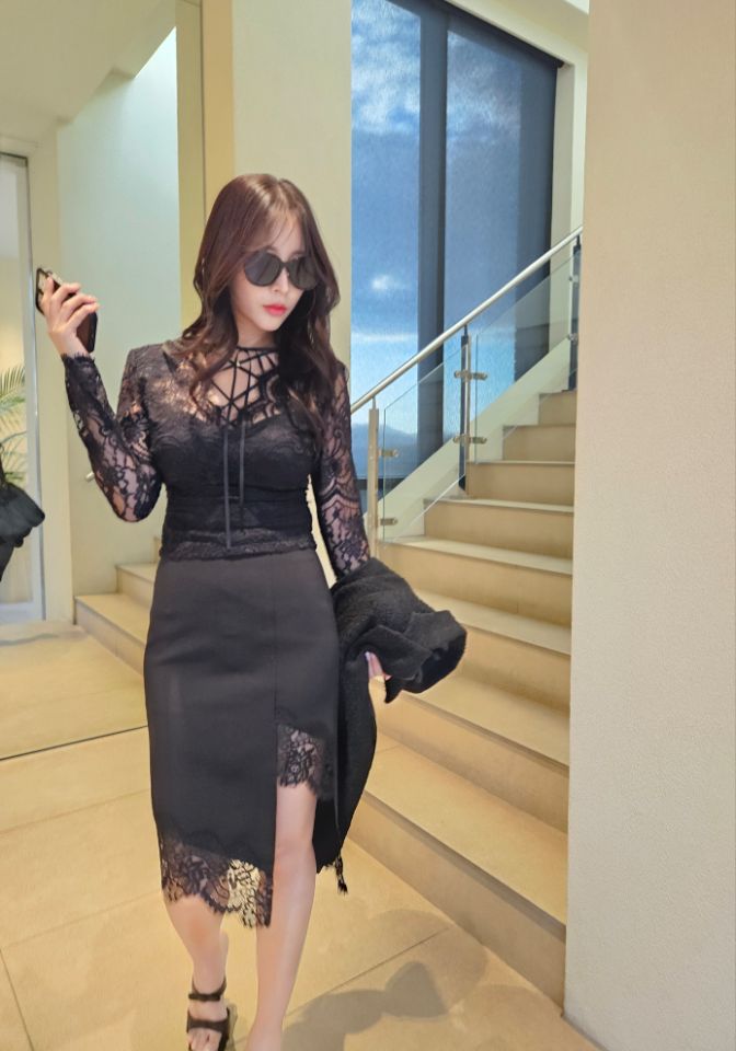 HIGH HEELS東大門直郵女裝新品時尚真品人氣半身裙中短裙HIGH HEELS半身裙/中短裙